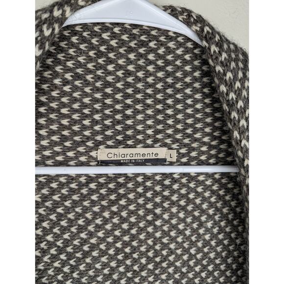 Chiaramente Italian Alpaca/Wool Blend Knit Cardigan - Picture 4 of 8